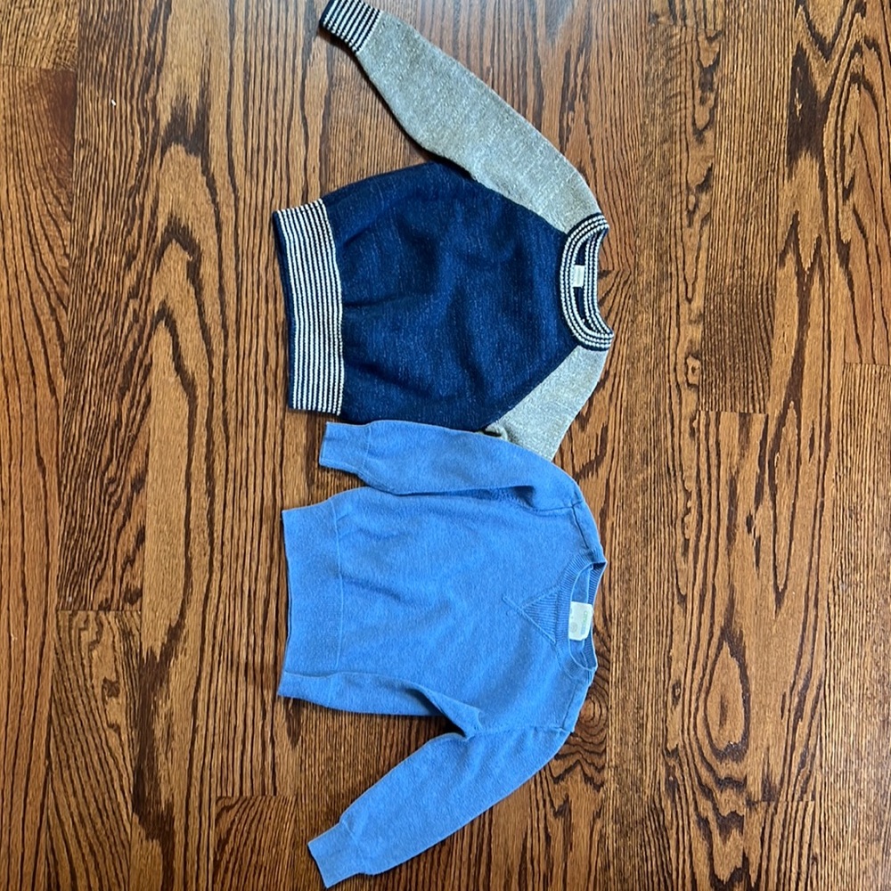 Two J Crew Toddler Sweaters